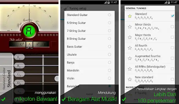 Mengatur nada senar gitar merupakan hal utama yang perlu dilakukan sebelum memainkan gitar 10+ Aplikasi Stem Gitar Terbaik dan Gratis untuk HP Android Anda