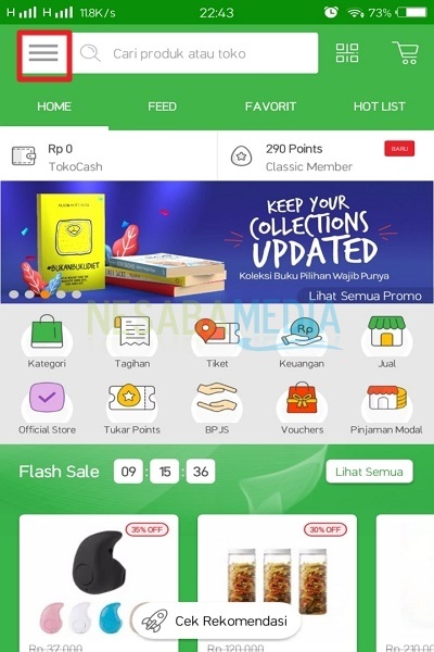 cara buka toko di tokopedia 