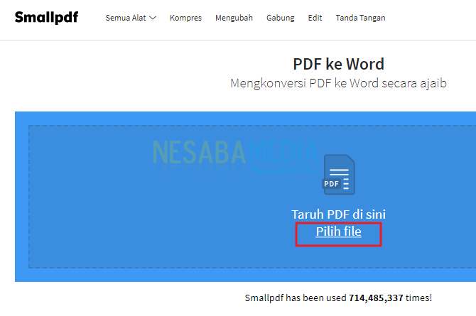 cara merubah file PDF ke Word secara manual