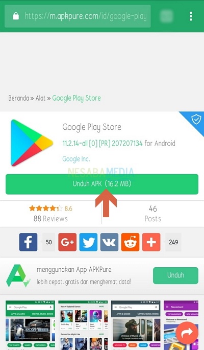 cara download google play store untuk android