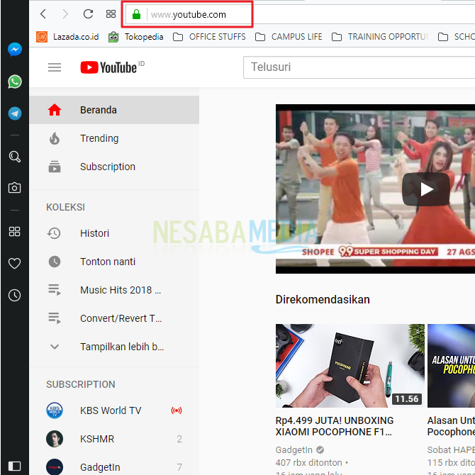 cara live streaming di Youtube