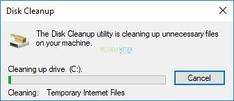 Proses Cleaning Disk