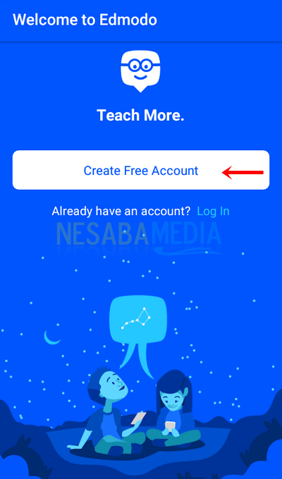 2 - pilih Create free account