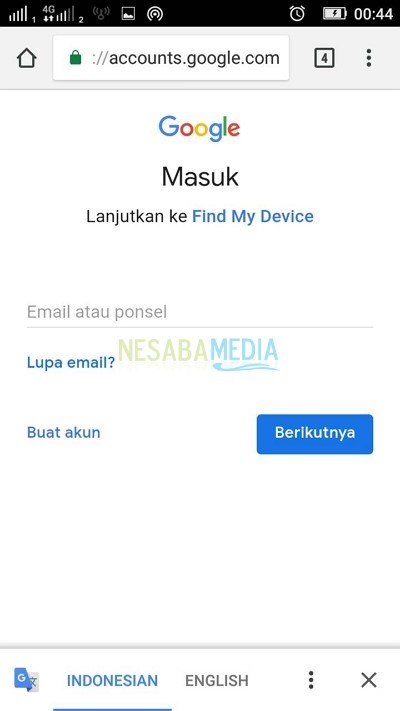 Cara Setting Find My Device di HP Android