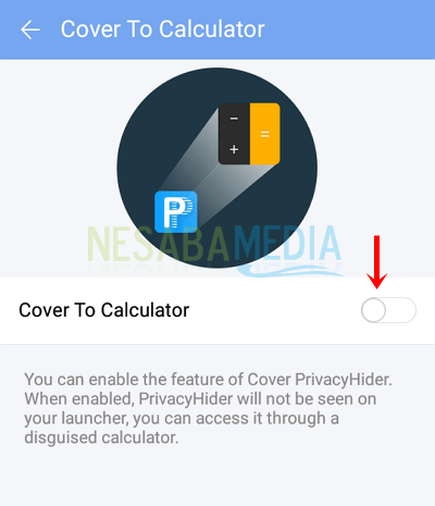 8 - enable cover to calculator