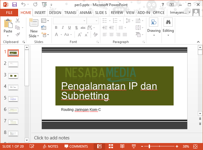 Cara Remote PowerPoint dengan Android (PPT)