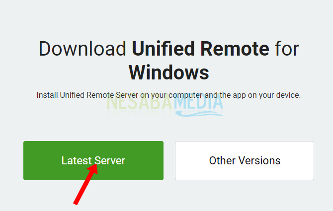 install aplikasi "Unified Remote" di perangkat laptop