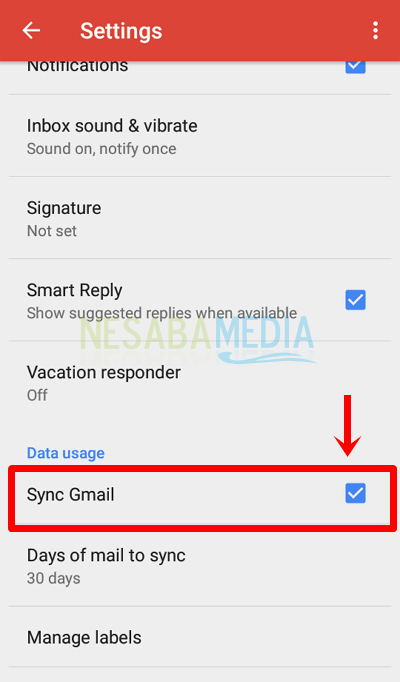 cara sinkronisasi gmail kontak