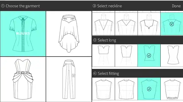Aplikasi Desain Baju Android