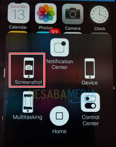 cara screenshot di Iphone