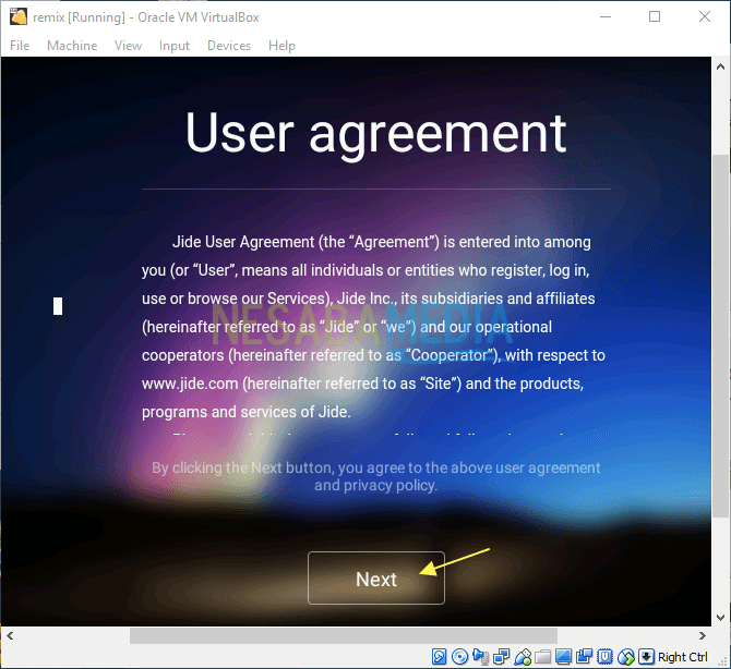 install remix os virtualbox
