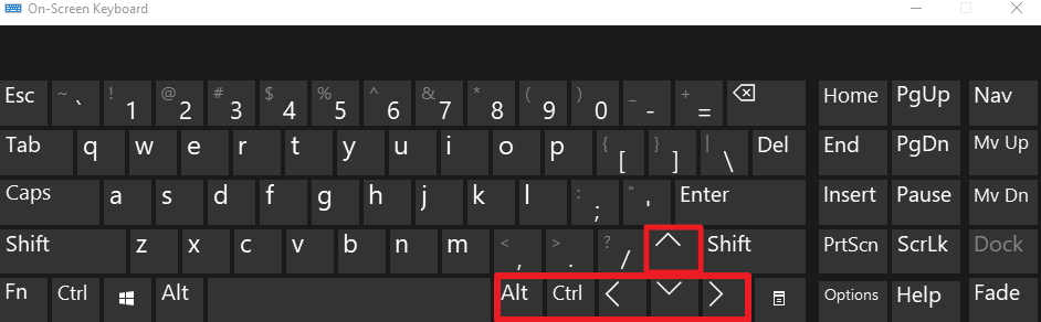 menggunakan keyboard