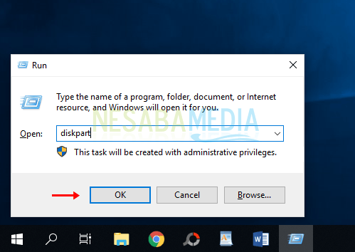 cara membuat partisi read-only di Windows 10 melalui diskpart