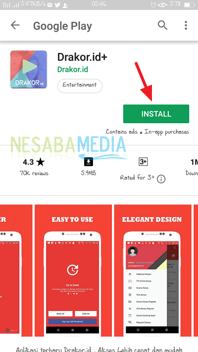 cara download drama korea lewat HP Android