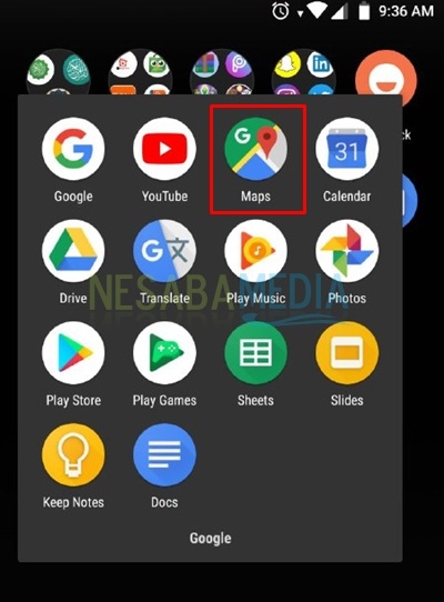 open google maps apps