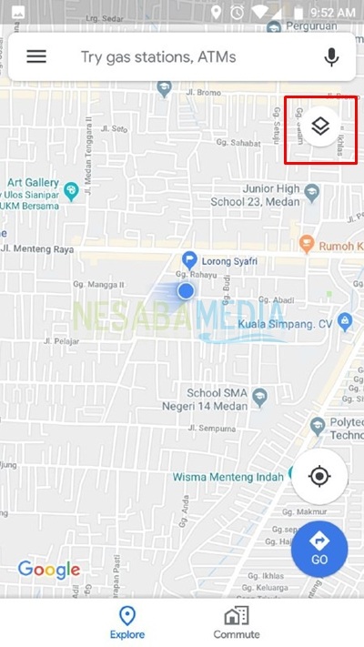 cara melihat jalan macet di Google Maps