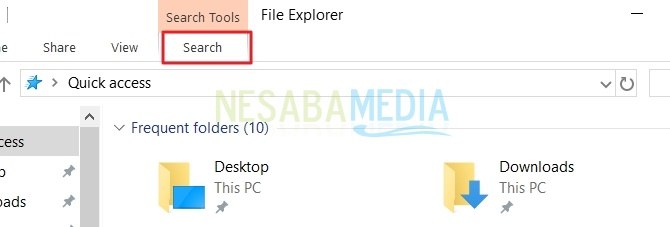 1-Cara Menghapus Riwayat Pencarian File Explorer Windows