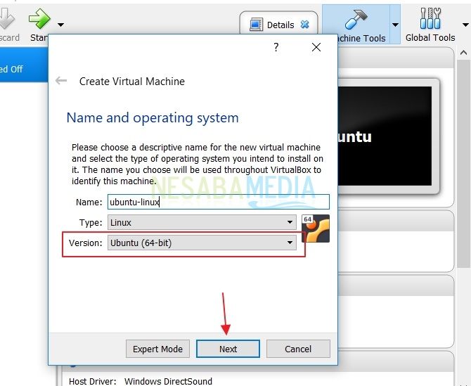 1-Cara Install Ubuntu di VirtualBox