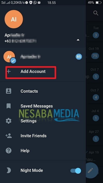 add account