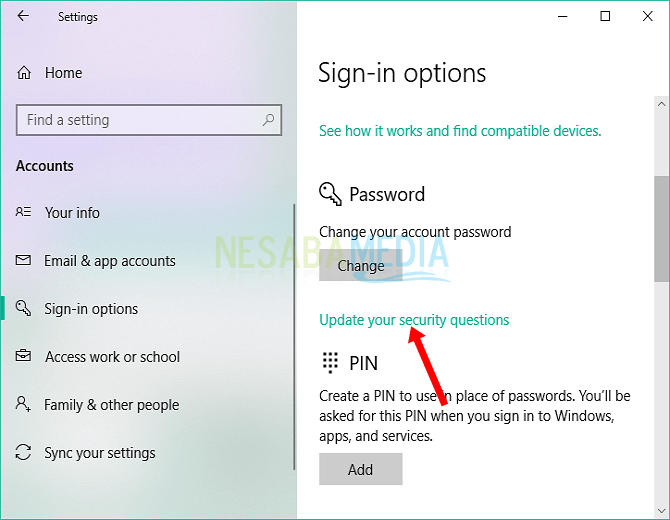 Cara Menambahkan Pertanyaan Keamanan pada Local Akun di Windows 10