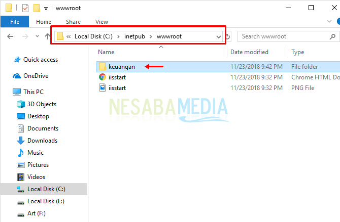 cara 4 - cara membuat web server di windows 10