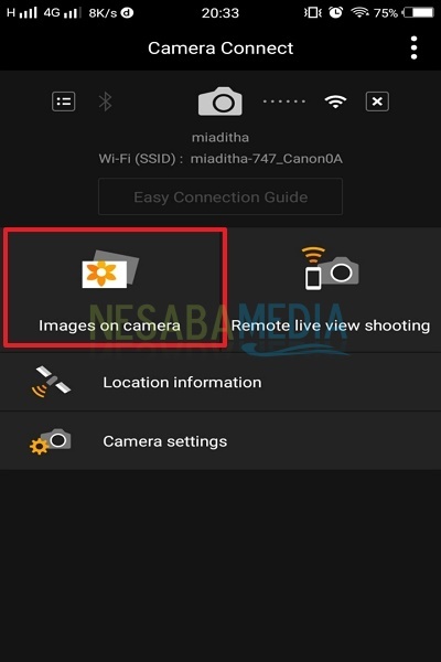 5-images on camera