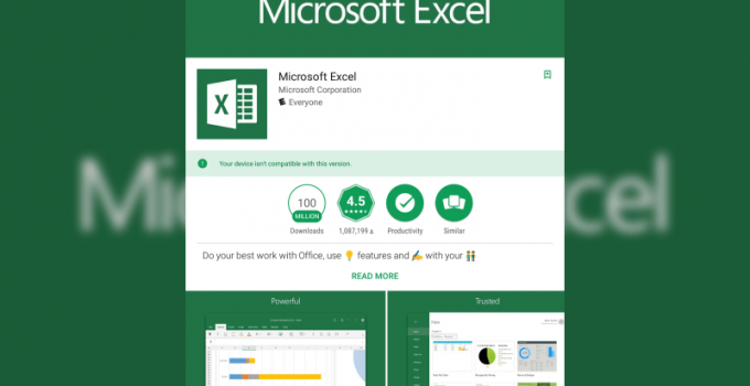Cara Membuka File Excel di Android