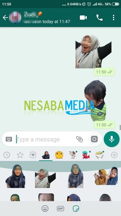 cara membuat stiker di WhatsApp dengan foto sendiri