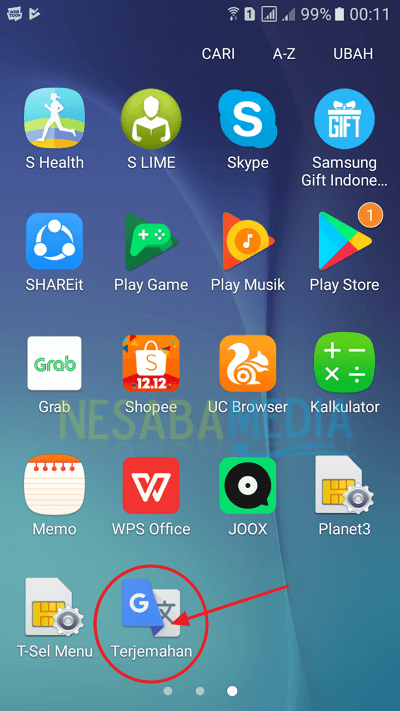 step 1 - cara menggunakan Google Translate secara offline