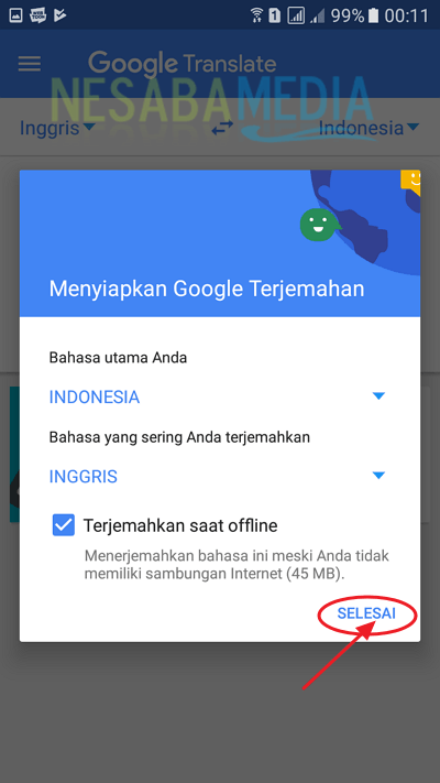 Menyiapkan Google Translate