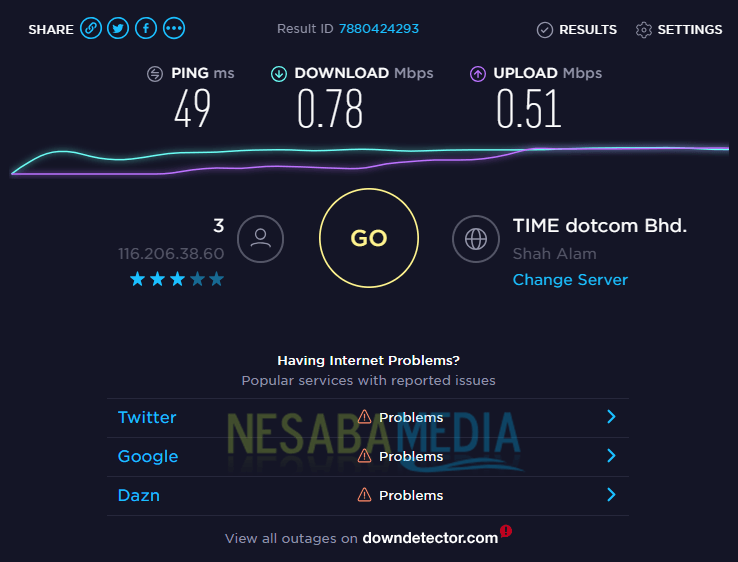 informasi kecepatan internet