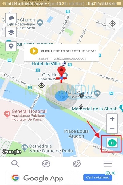 cara memalsukan lokasi di Android