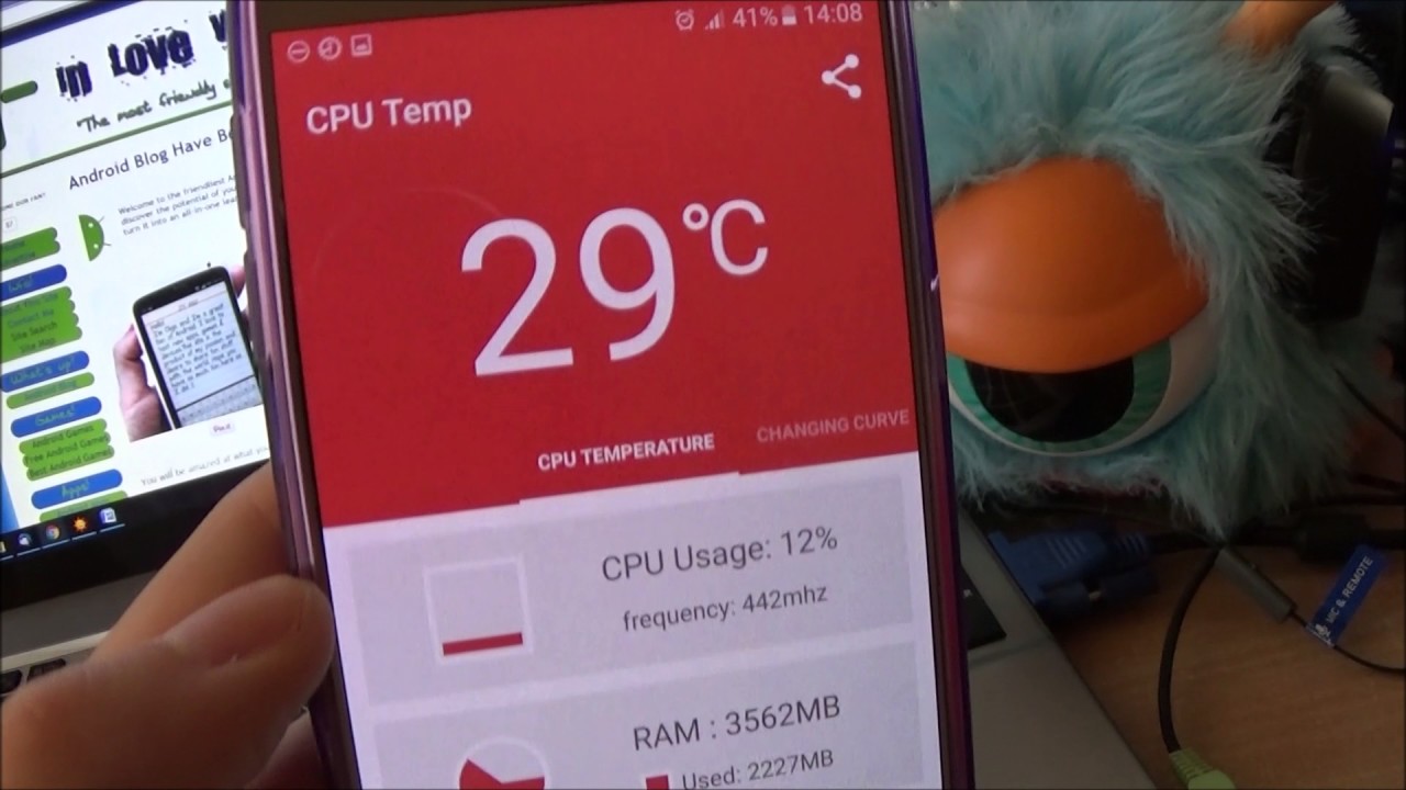 cara menampilkan suhu CPU di Android