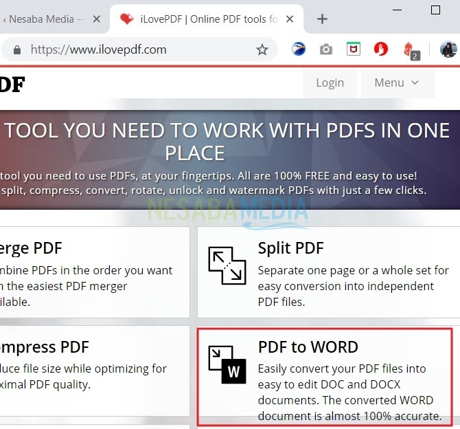 cara convert file PDF ke Word