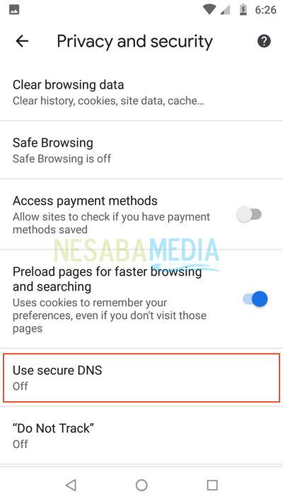 Use secure DNS