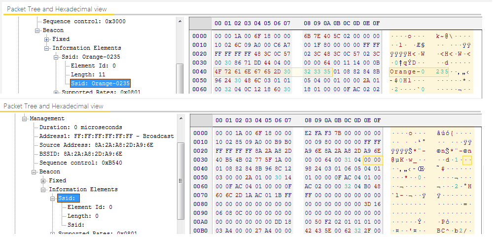 Publich SSID vs Hidden SSID