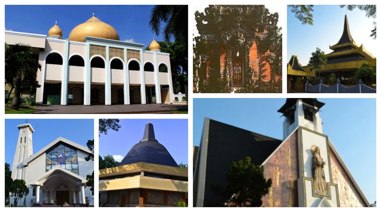 6 Agama di Indonesia : Kitab Suci + Tempat Ibadahnya [LENGKAP]