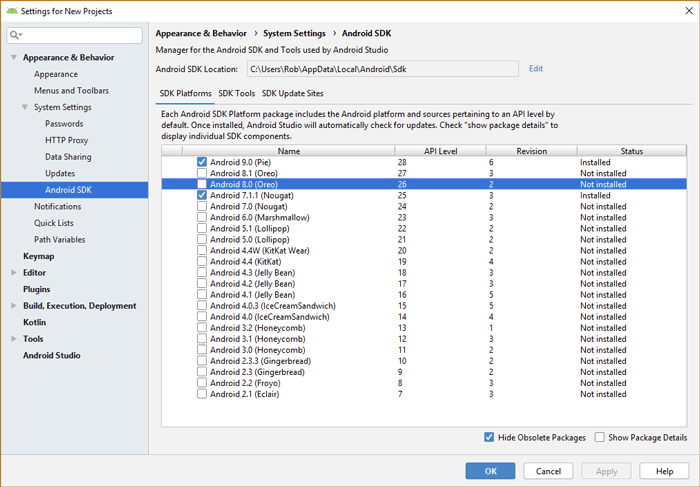 Download Android SDK