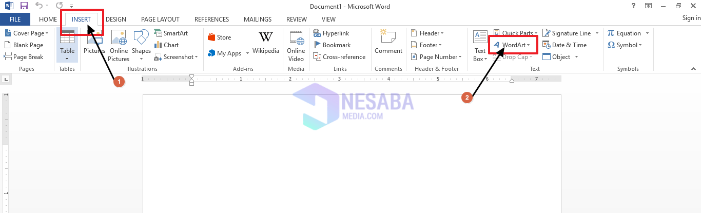 Cara Membuat Tulisan Melengkung di Word