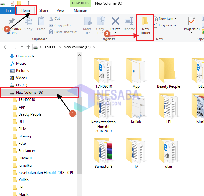 Cara Membuat Folder Baru Pada Komputer UnBrick.ID