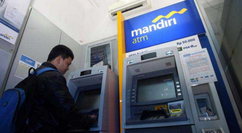 Setor Tunai di ATM Mandiri