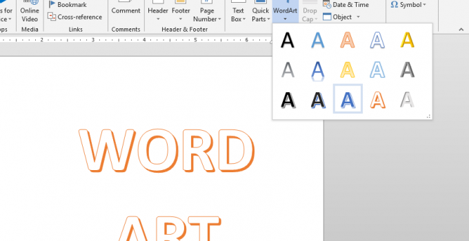 Cara Membuat Word Art di Microsoft Word