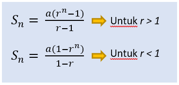 Rumus Geometri dan Deret Geometri 