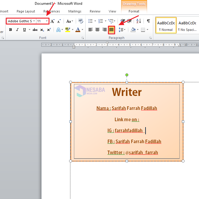 Tutorial Cara Membuat ID Card di Microsoft Word