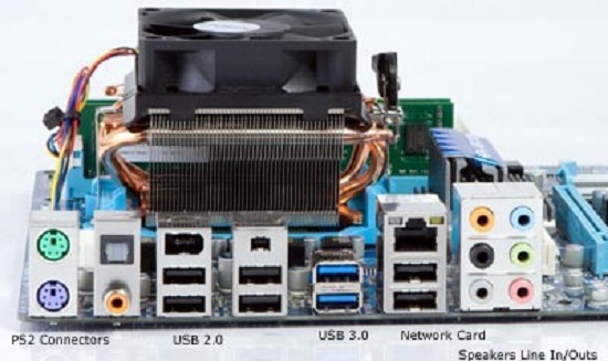 komponen-komponen motherboard - I/O Ports