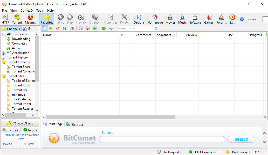 Download BitComet Terbaru