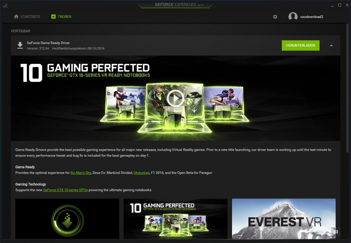 Download GeForce Experience Terbaru