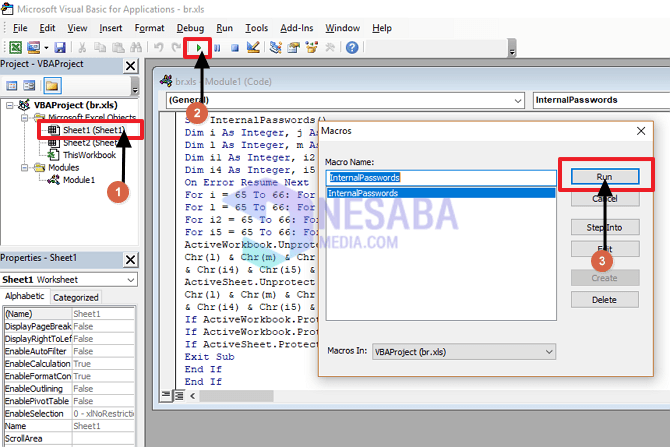 Cara Membuka File Excel Yang Terkunci / Proteksi