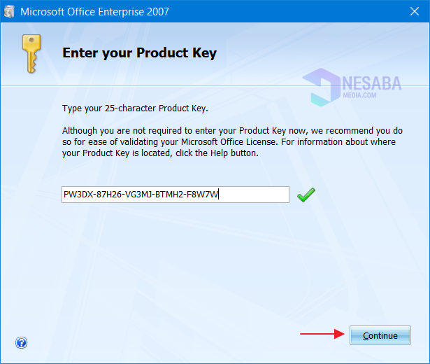 Cara Install Microsoft Office 2007