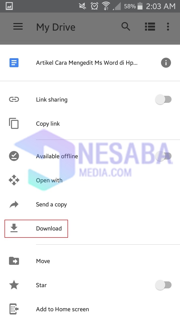 Cara Download File di Google Drive untuk Pemula